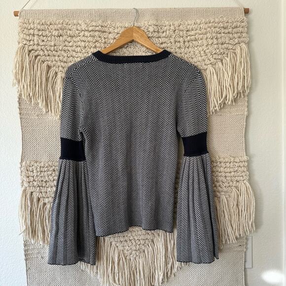 Slate & Willow Pleated Sleeve Sweater - Picture 6 of 6